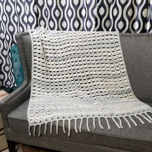 NWOT Handmade Crocheted Blanket